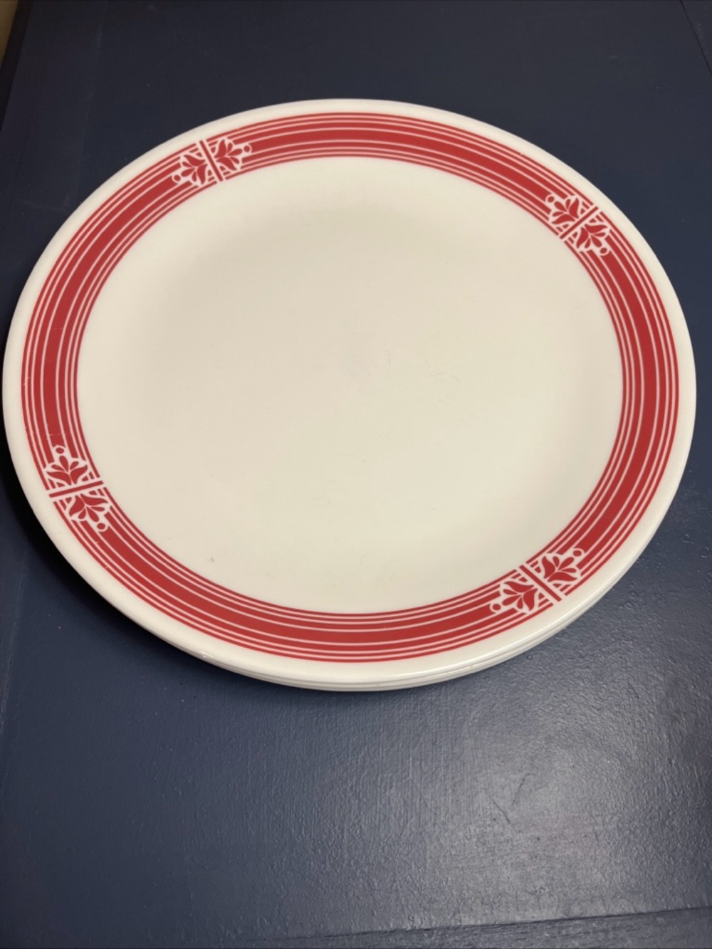 Corelle Prairie Garden Red 10.25-inch dinner plate Set Of 5